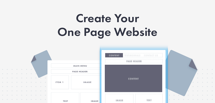 one-page website